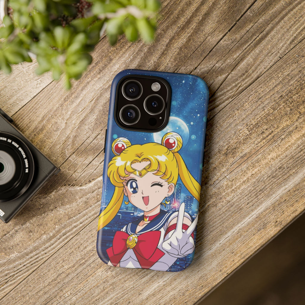 Blue S Moon Tough Case for iPhone, Galaxy, or Google Pixel