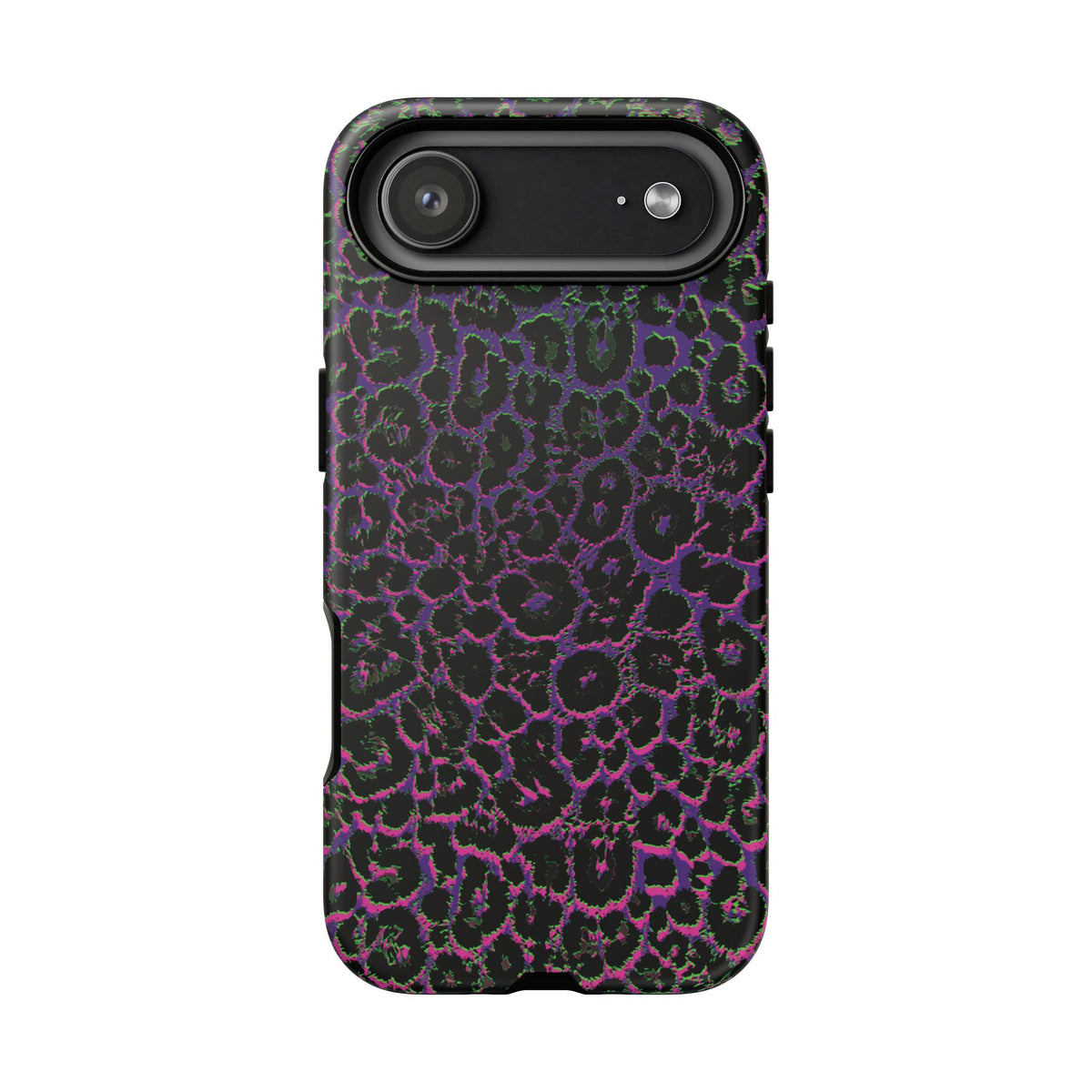 Colorful Leopard Tough Phone Case for iPhone, Galaxy, or Google Pixel