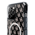 LOVE Magnetic iPhone 14, 15, 16 Series Clear Impact Cases
