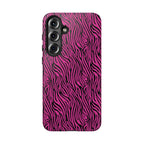 Pink Zebra Tough Phone Case for iPhone, Galaxy, or Google Pixel