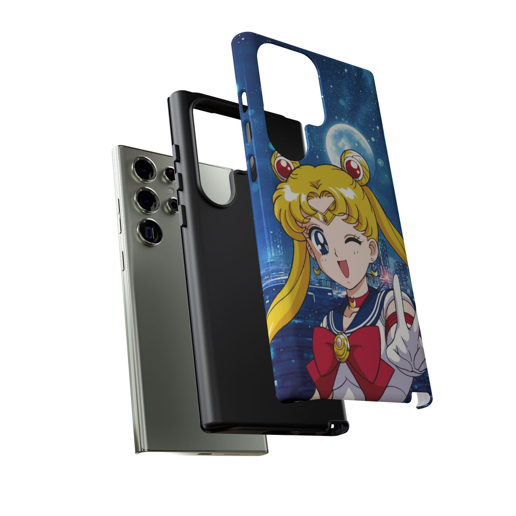 Blue S Moon Tough Case for iPhone, Galaxy, or Google Pixel
