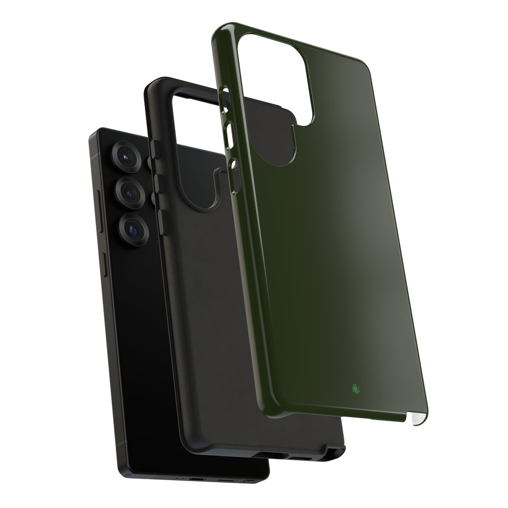 Olive Green Tough Phone Case for iPhone, Galaxy and Google Pixel