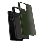 Olive Green Tough Phone Case for iPhone, Galaxy and Google Pixel