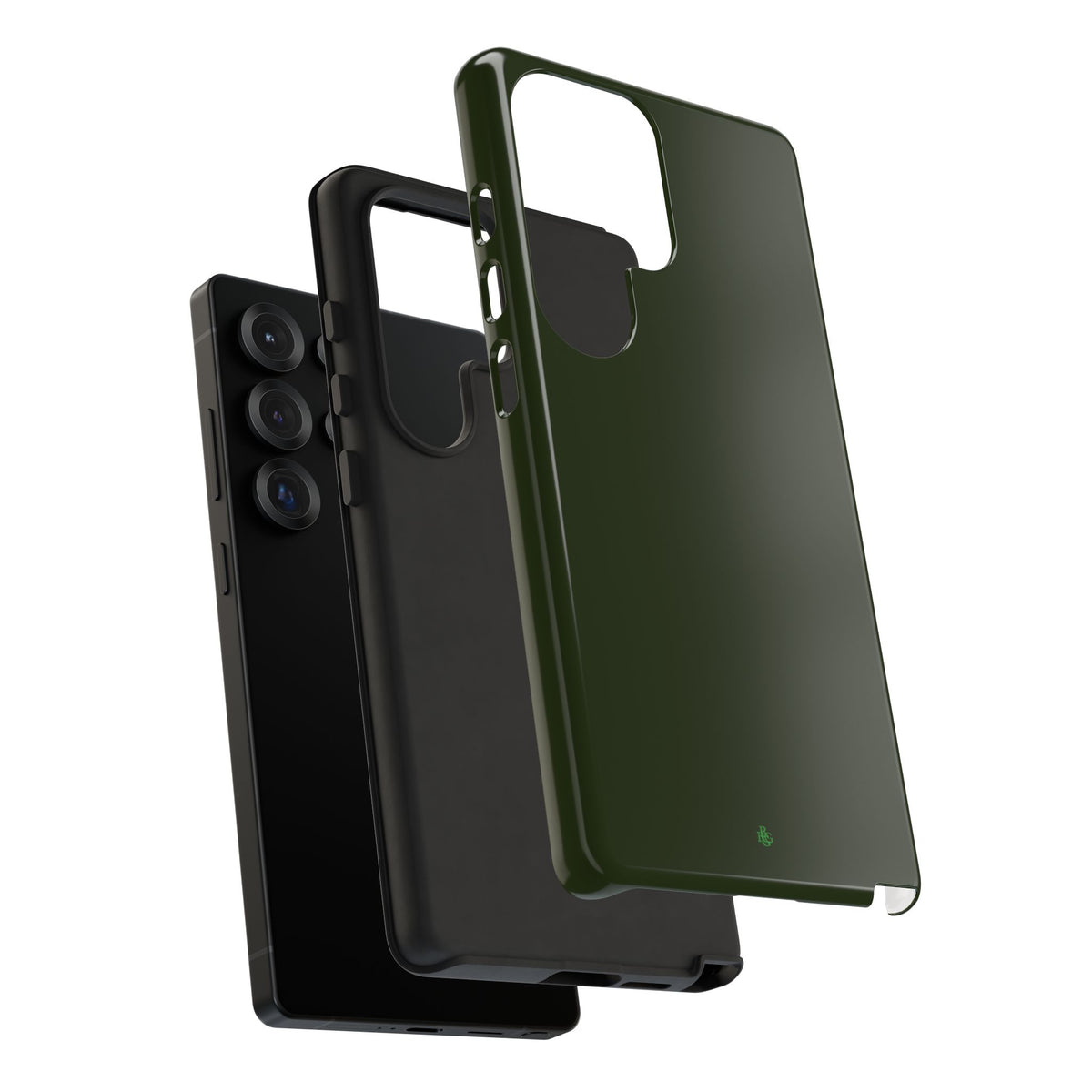 Olive Green Tough Phone Case for iPhone, Galaxy and Google Pixel