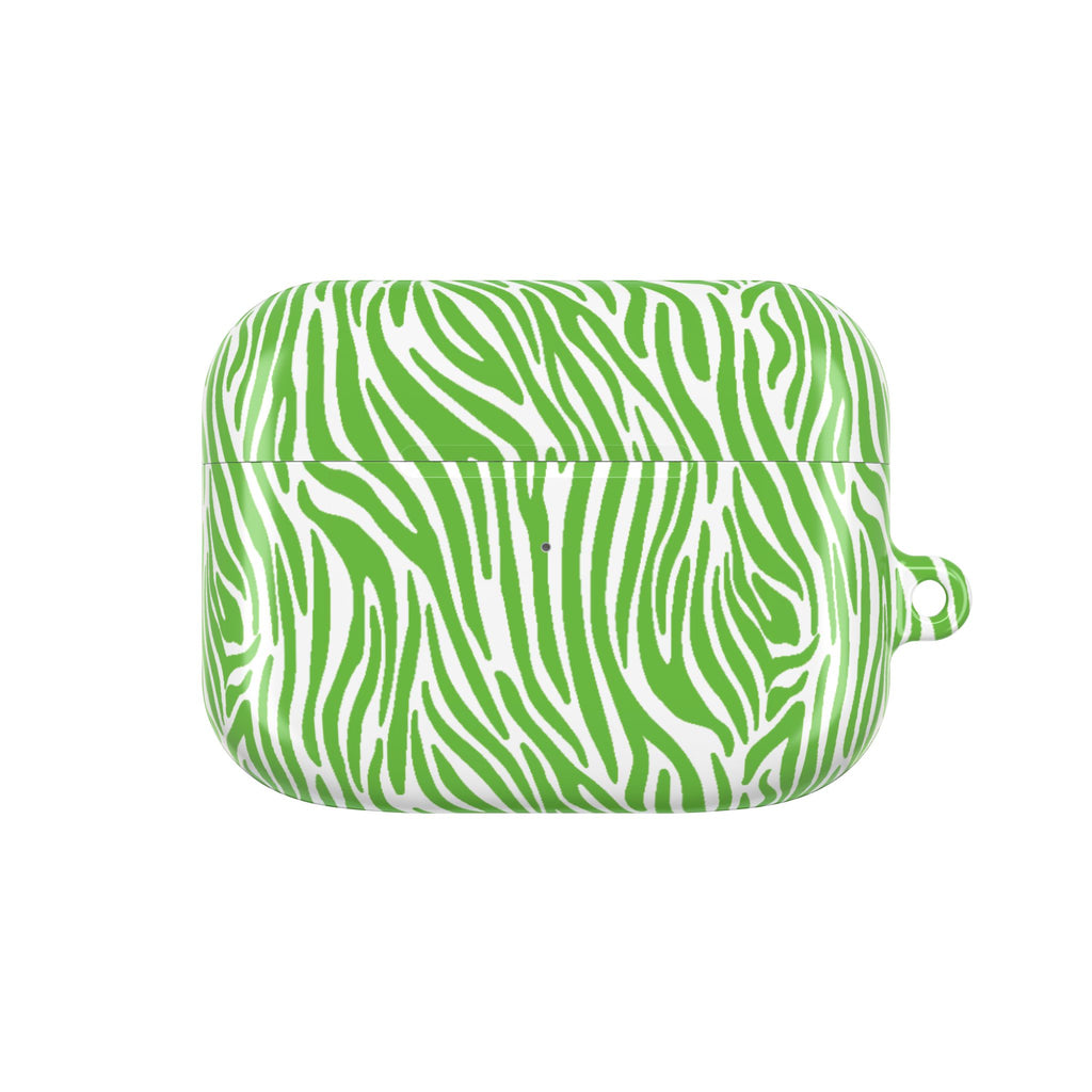 Green Zebra AirPod Cases