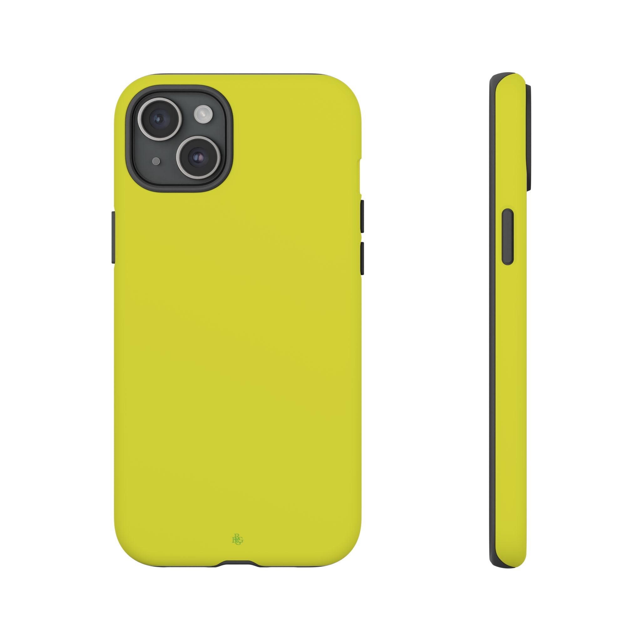 Yellow RG Tough Phone Case for iPhone, Galaxy, or Google Pixel