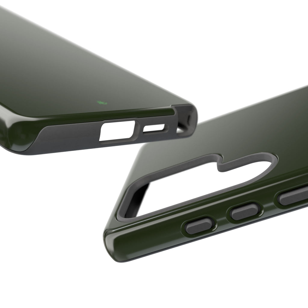Olive Green Tough Phone Case for iPhone, Galaxy and Google Pixel
