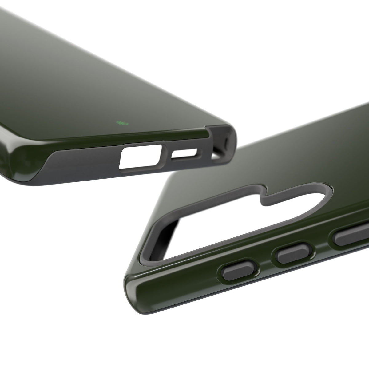 Olive Green Tough Phone Case for iPhone, Galaxy and Google Pixel