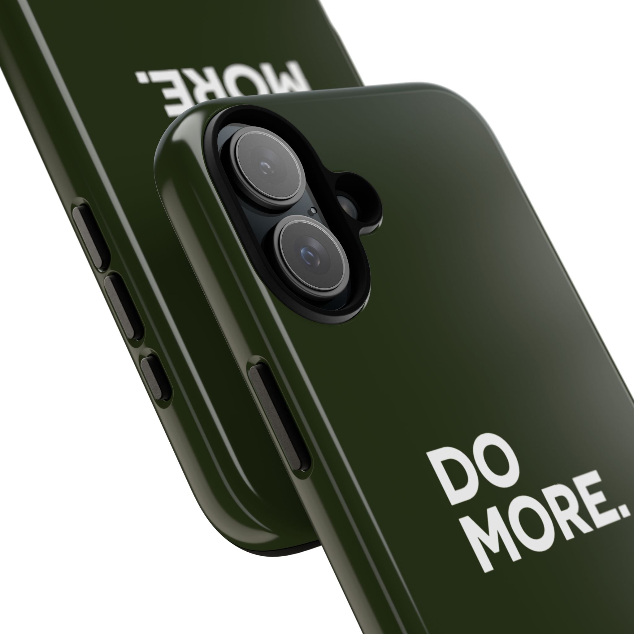 Olive Green Do More Tough Phone Case for iPhone, Galaxy, or Google Pixel