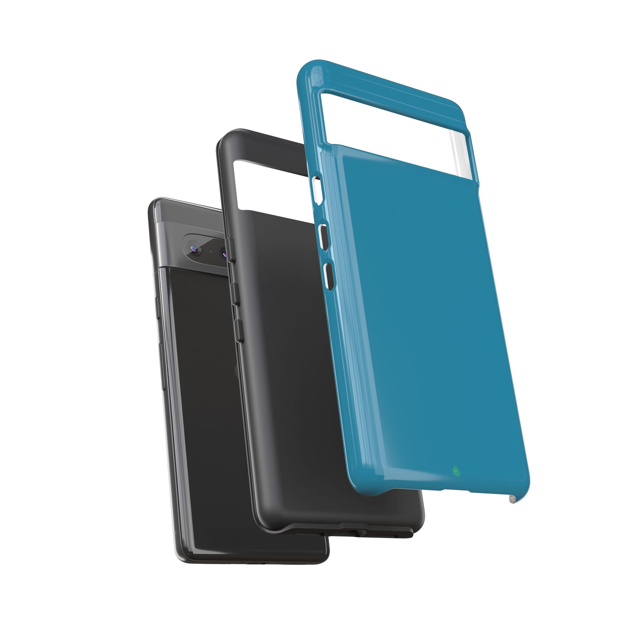Teal Green RG Tough Phone Case for iPhone, Galaxy, or Google Pixel