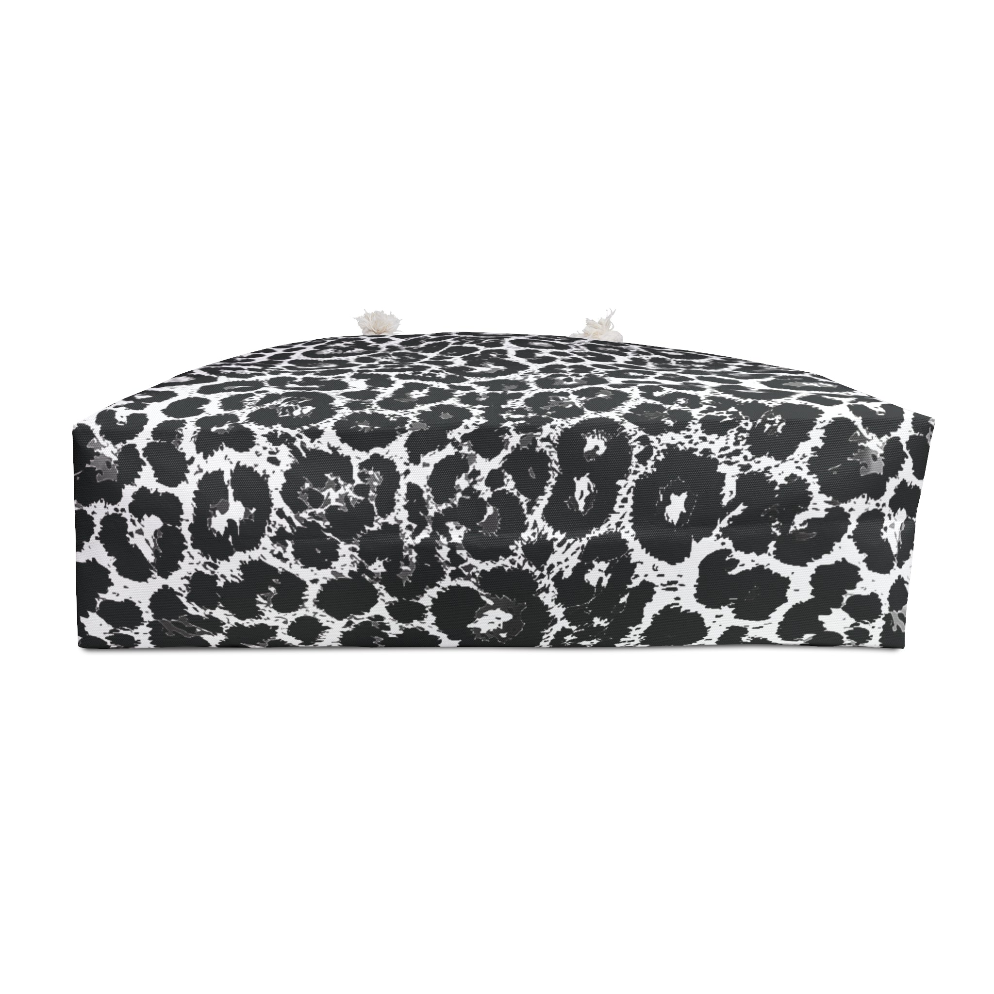 Leopard Eco Friendly Weekender Bag, Travel Tote, Beach Bag