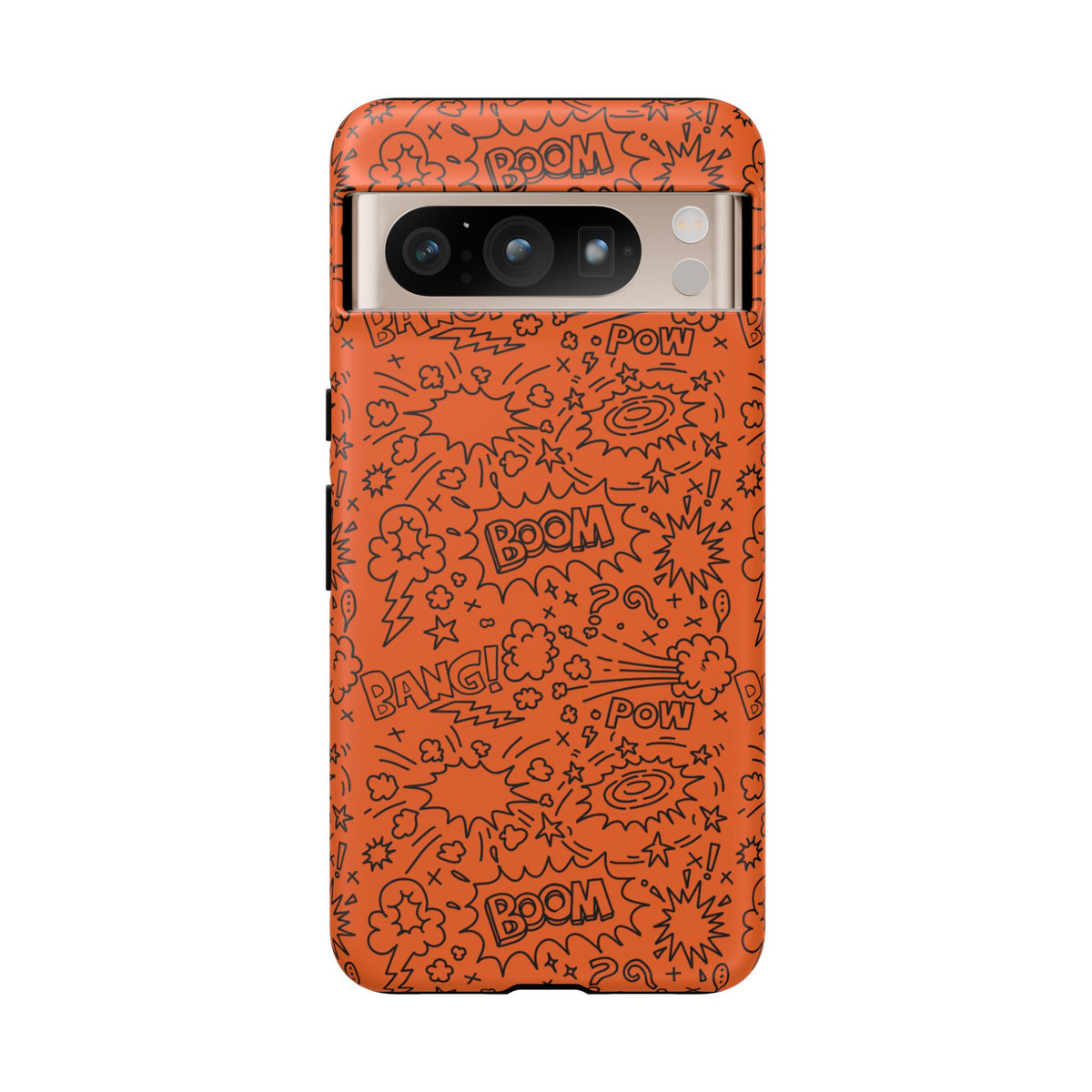 Wow Orange Tough Case for iPhone, Galaxy, or Google Pixel