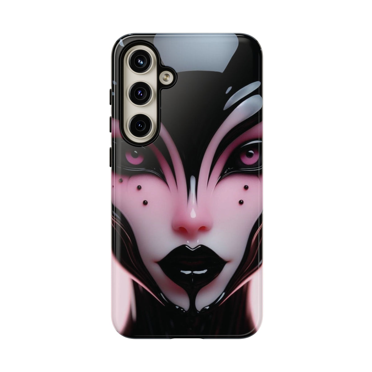 Pink Alien Tough Phone Case for iPhone, Galaxy, or Google Pixel