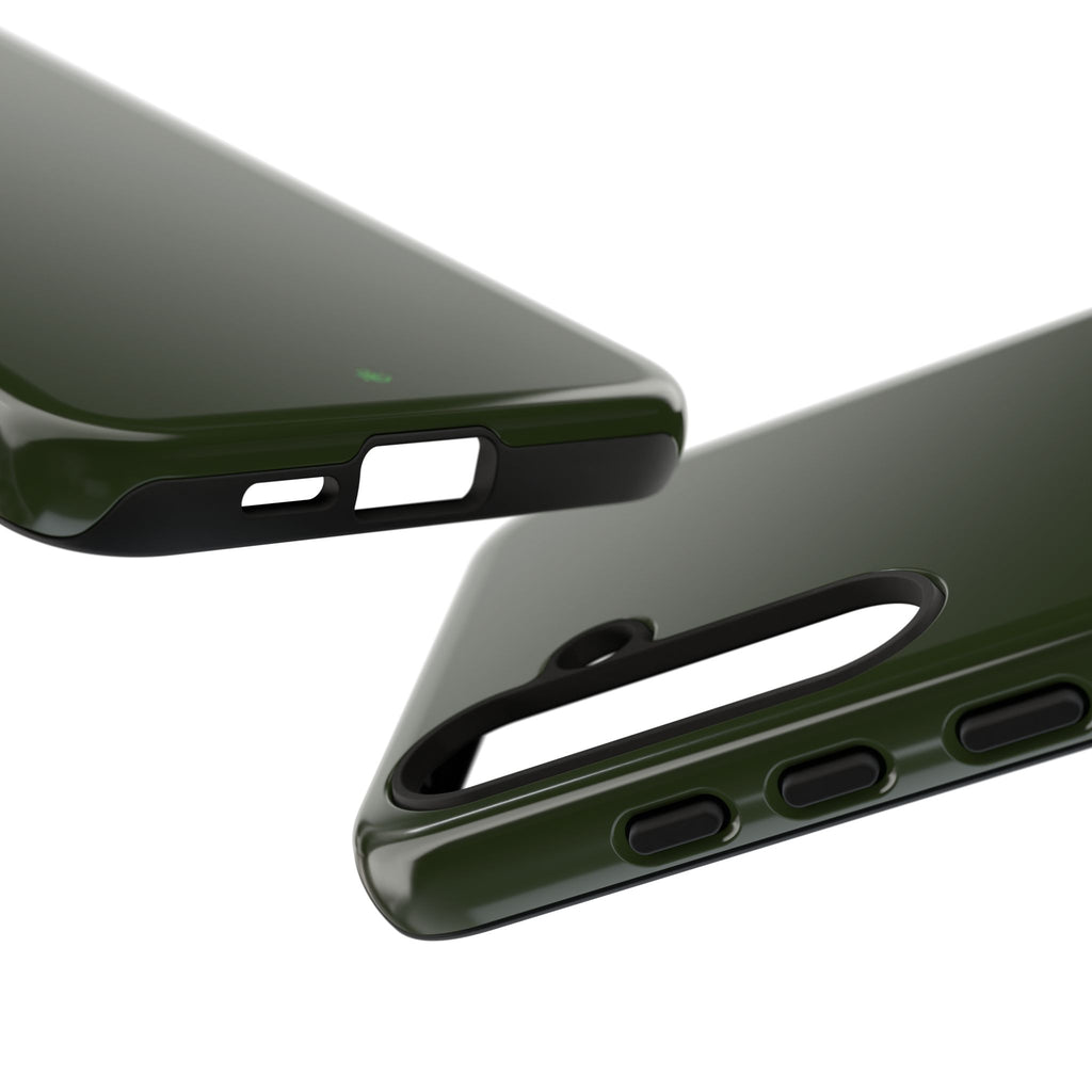 Olive Green Tough Phone Case for iPhone, Galaxy and Google Pixel