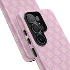 Pink 'LOVE' Pattern Tough Phone Case