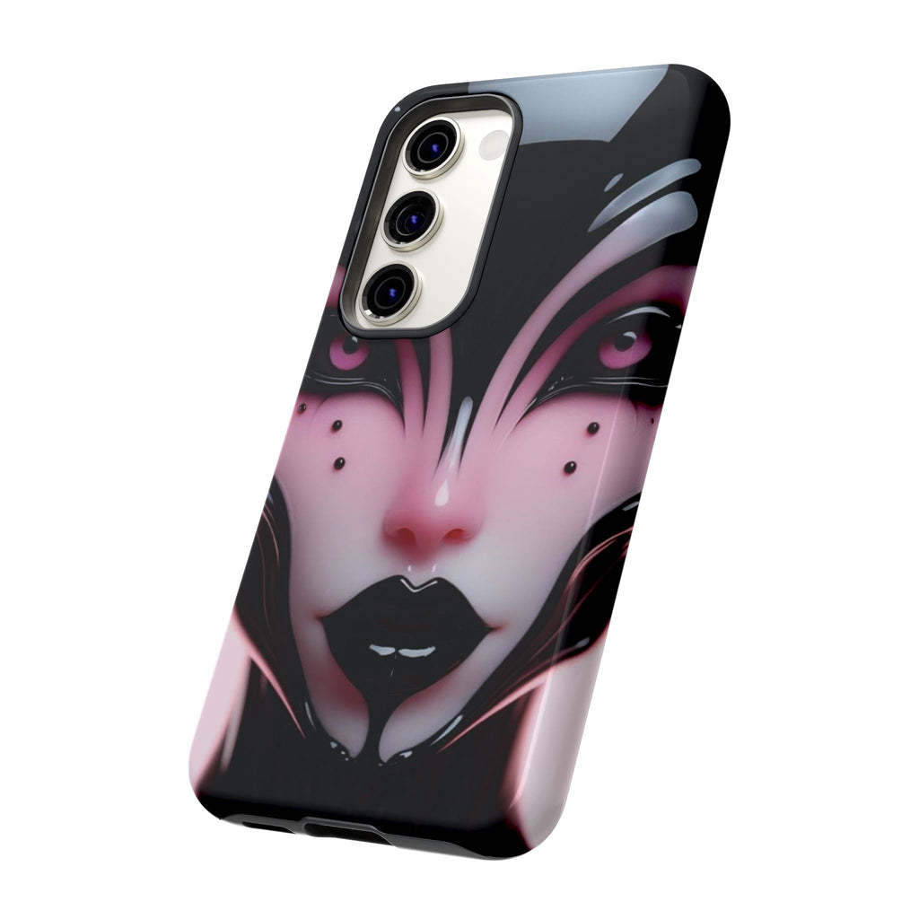 Pink Alien Tough Phone Case for iPhone, Galaxy, or Google Pixel