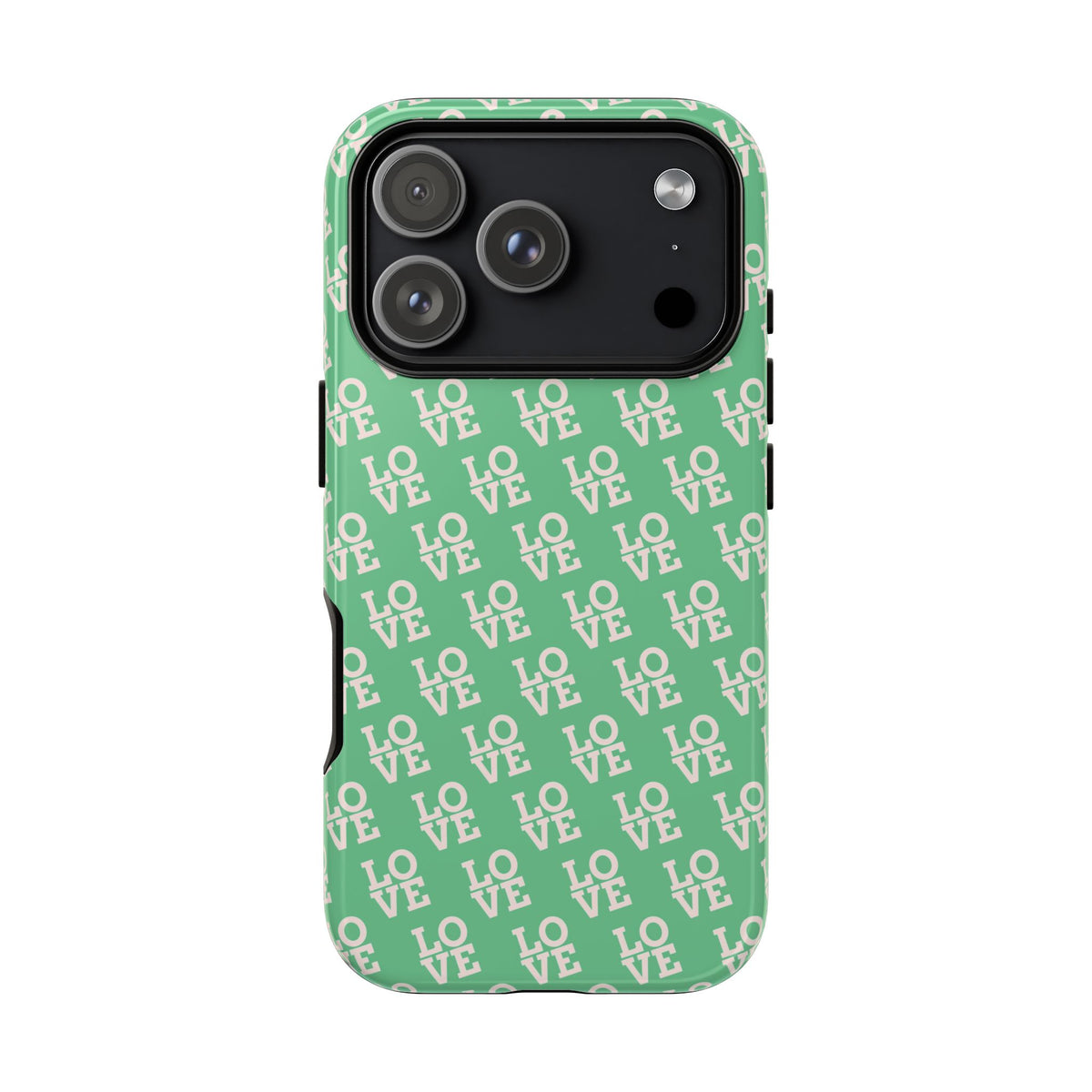 LOVE Aqua Tough Phone Case for iPhone, Galaxy, or Google Pixel