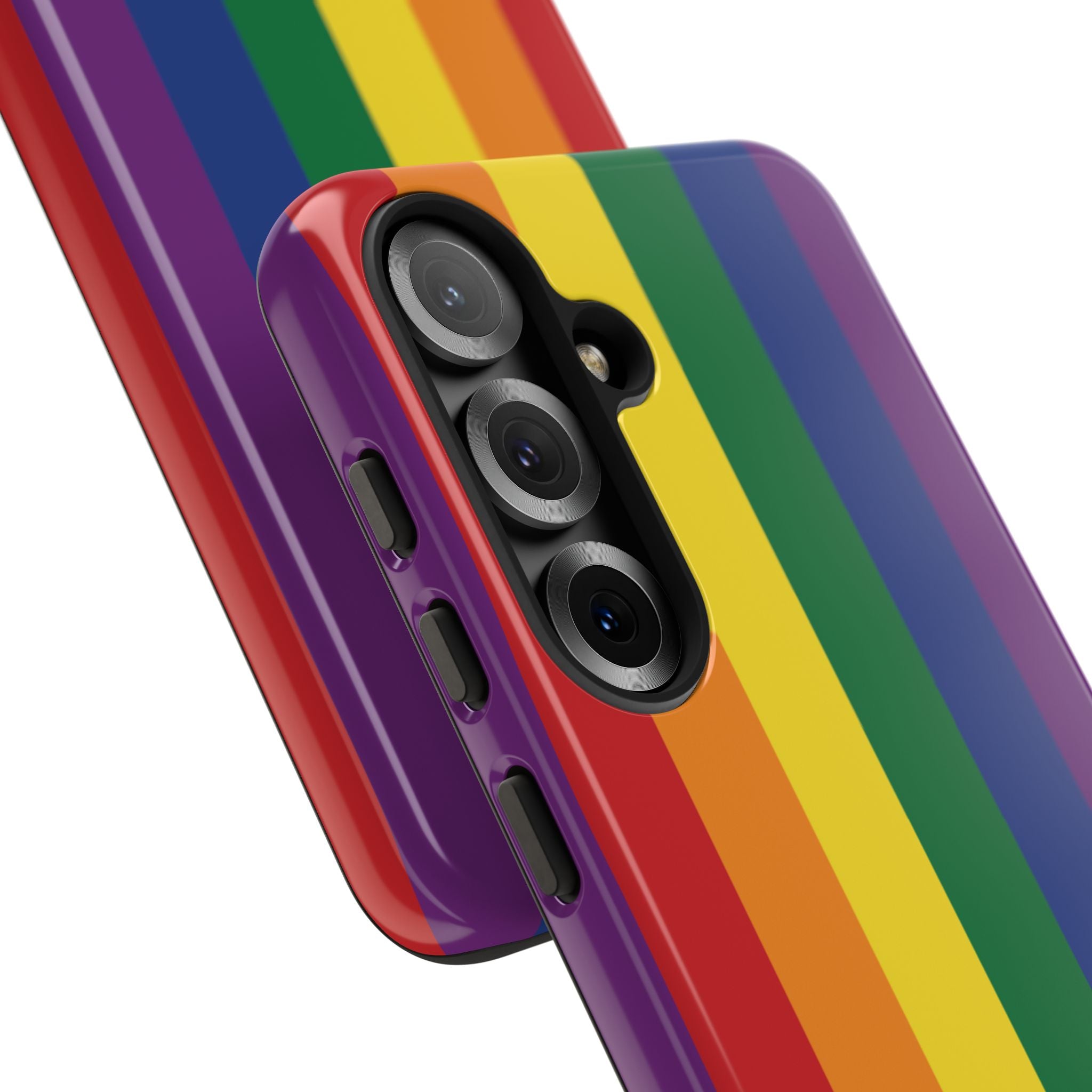 LGBTQ Rainbow Flag Tough Phone Case for iPhone, Galaxy, or Google Pixel