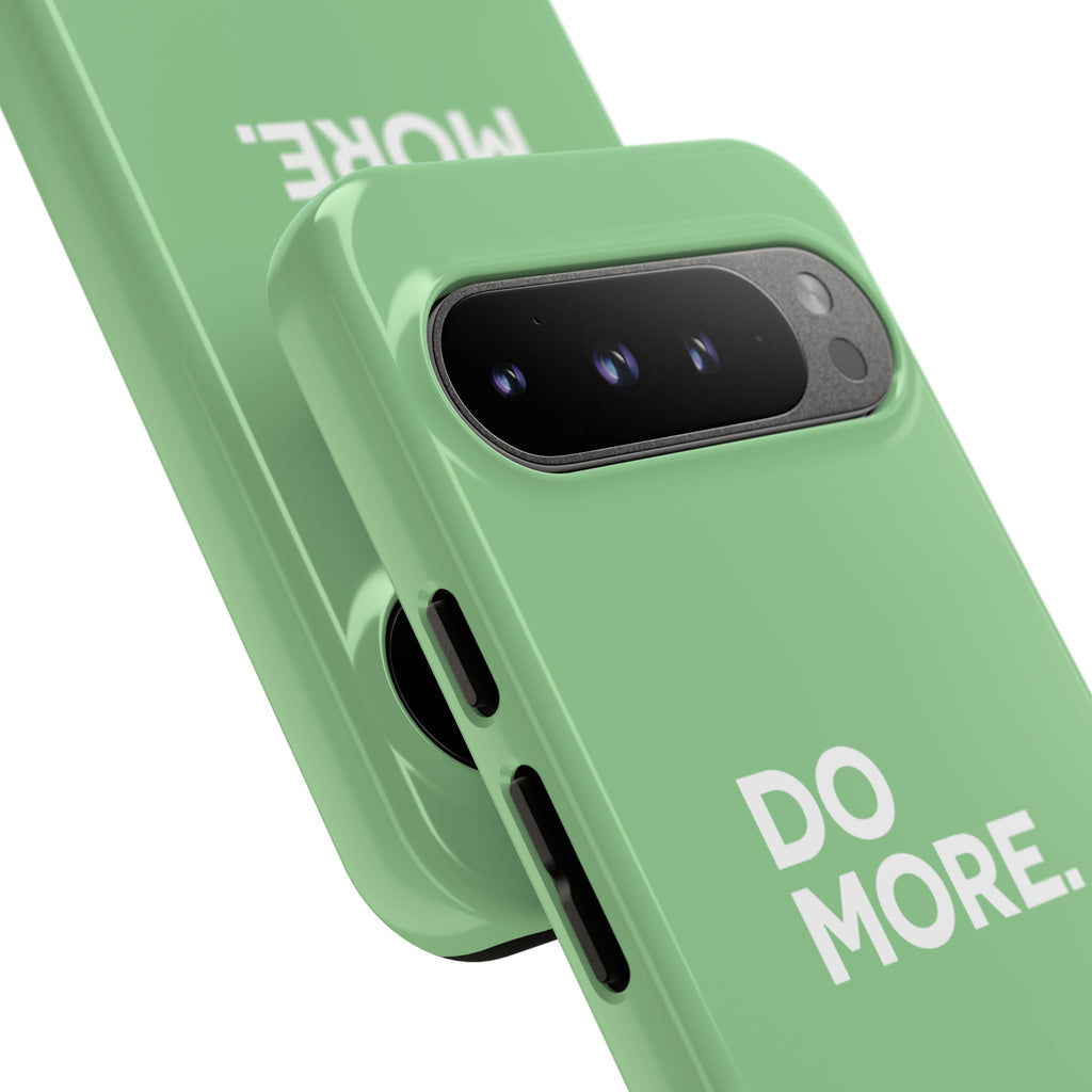 Do More Mint Green Tough Phone Case for iPhone, Galaxy,or Google Pixel