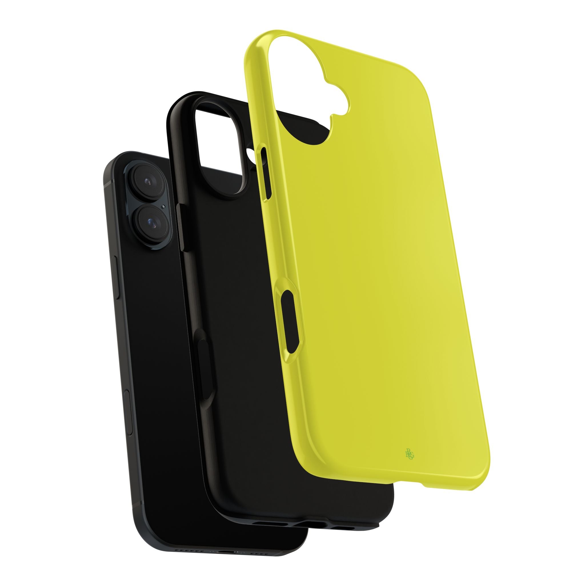 Yellow RG Tough Phone Case for iPhone, Galaxy, or Google Pixel