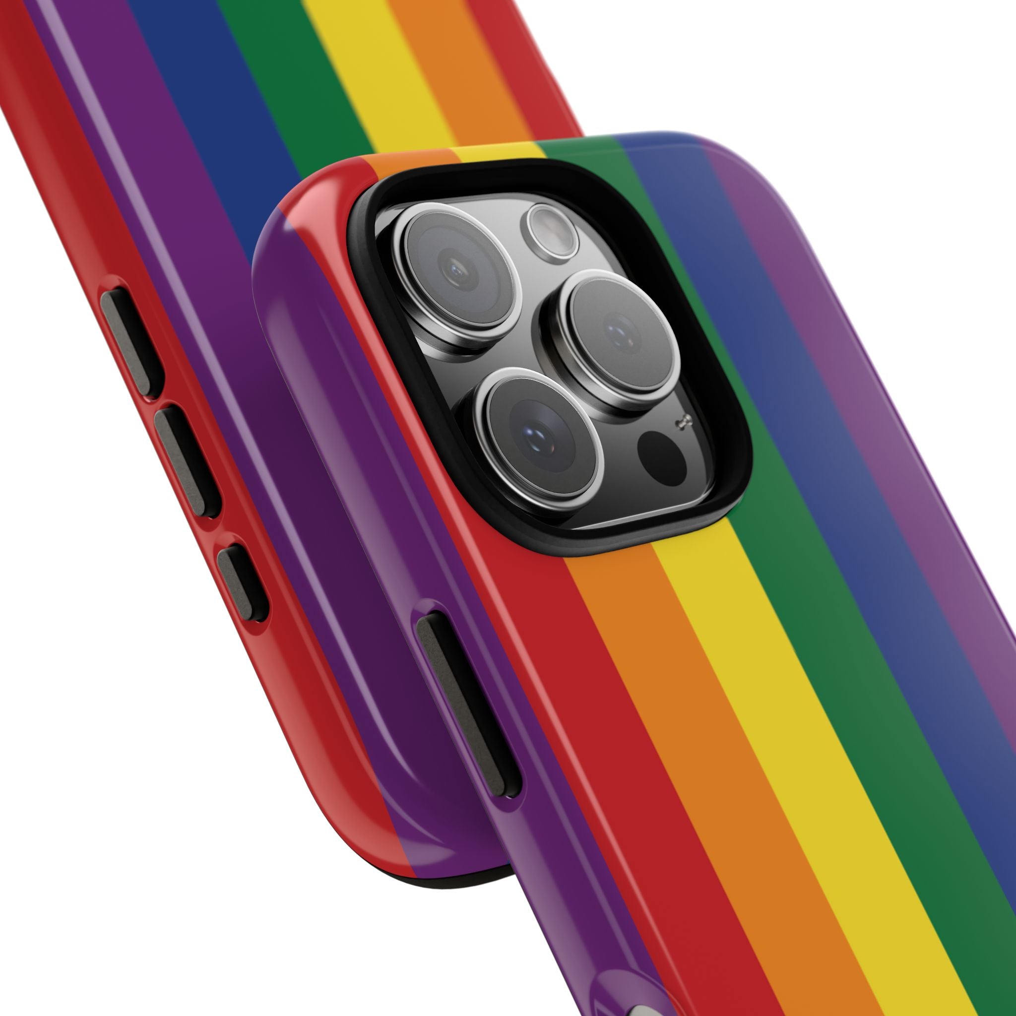 LGBTQ Rainbow Flag Tough Phone Case for iPhone, Galaxy, or Google Pixel