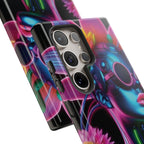 Neon Androgen Cactus Flower Tough Phone Case for iPhone, Galaxy, or Google Pixel