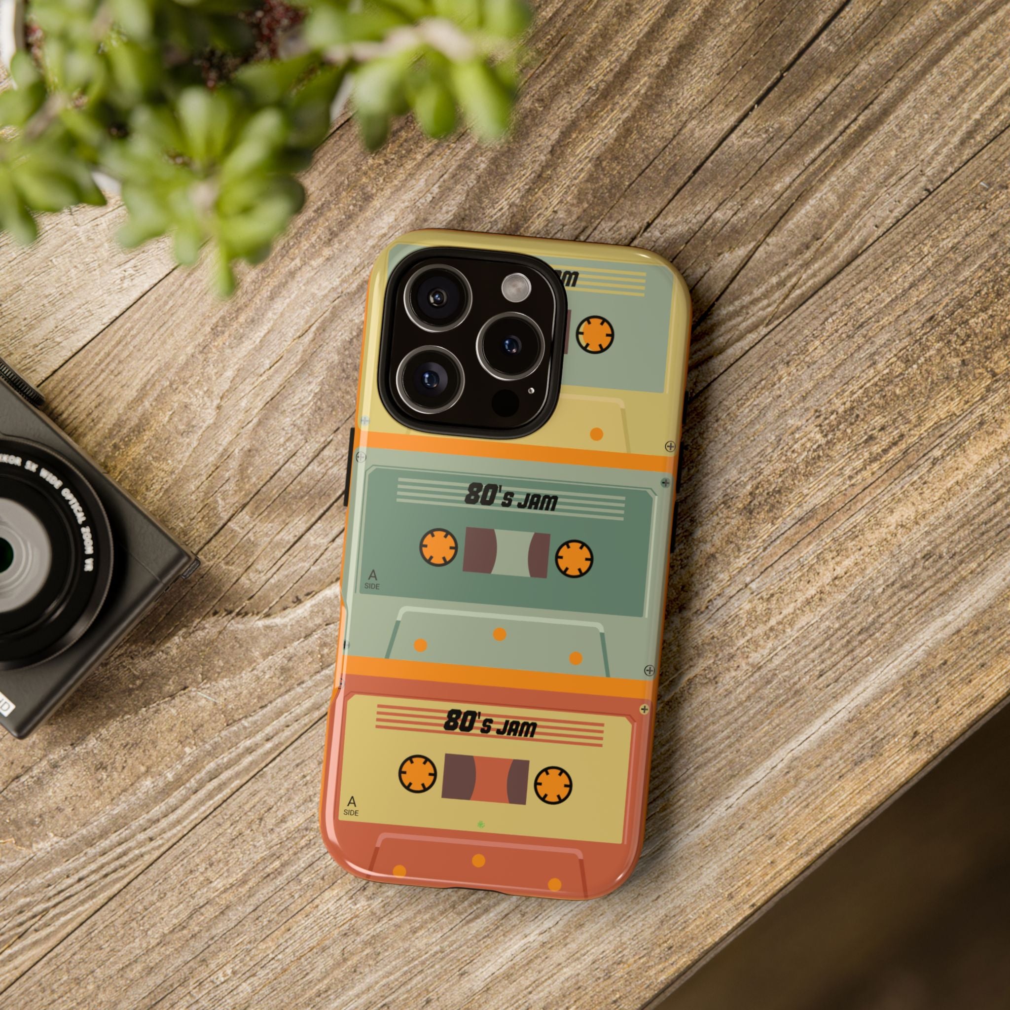 Retro 80's Jam RG Tough Phone Case for iPhone, Galaxy, or Google PIXEL