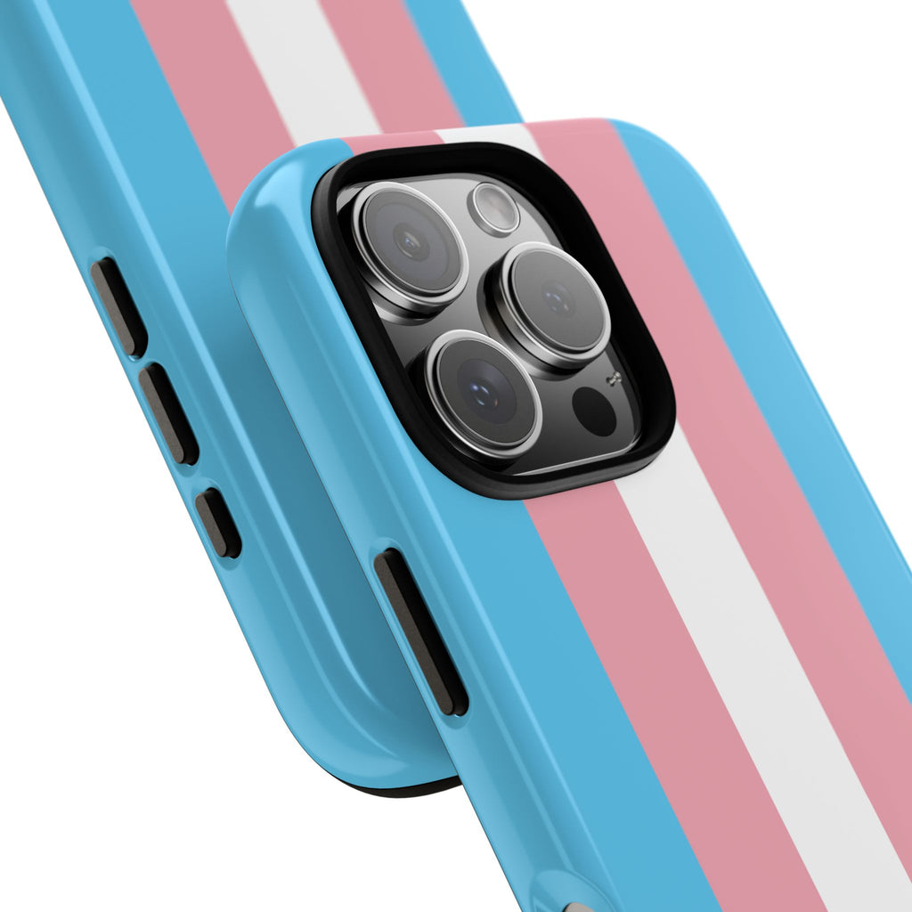 Trans Colors Tough Phone Case for iPhone, Galaxy, or Google Pixel