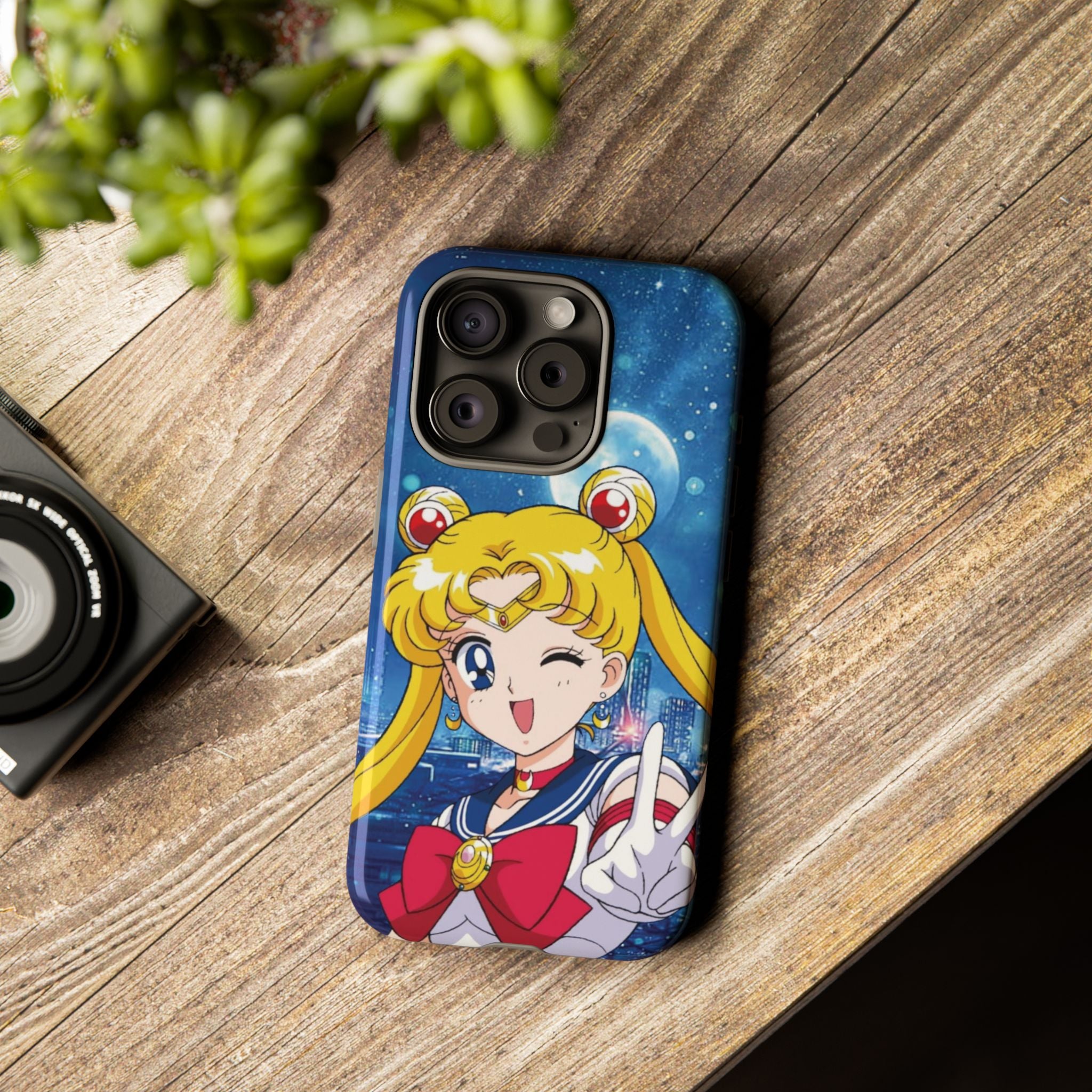 Blue S Moon Tough Case for iPhone, Galaxy, or Google Pixel