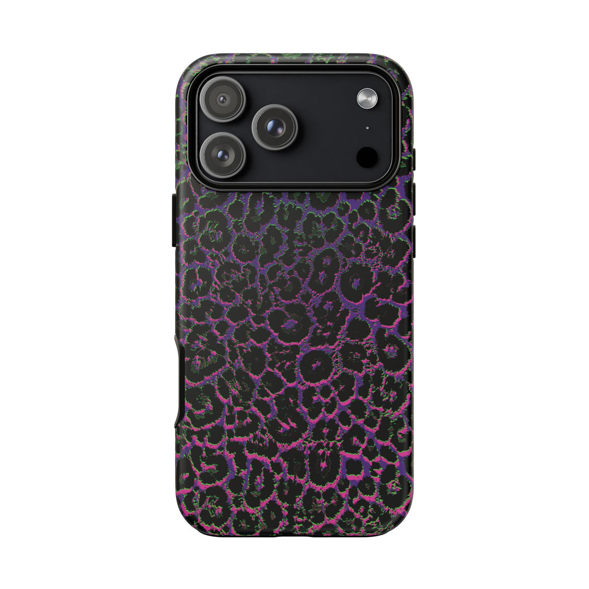 Colorful Leopard Tough Phone Case for iPhone, Galaxy, or Google Pixel