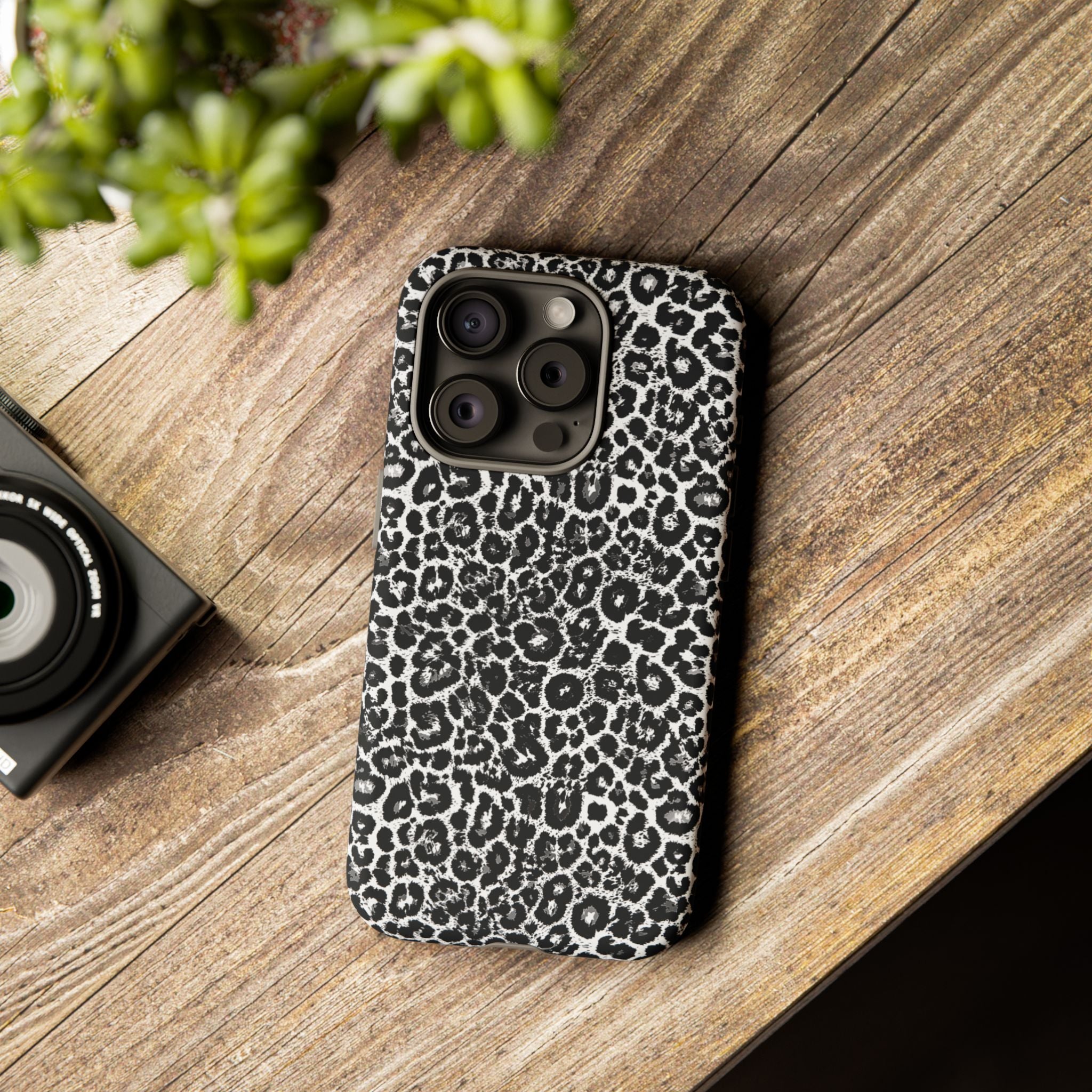 Leopard Tough Phone Case iPhone, Galaxy, or Google Pixel