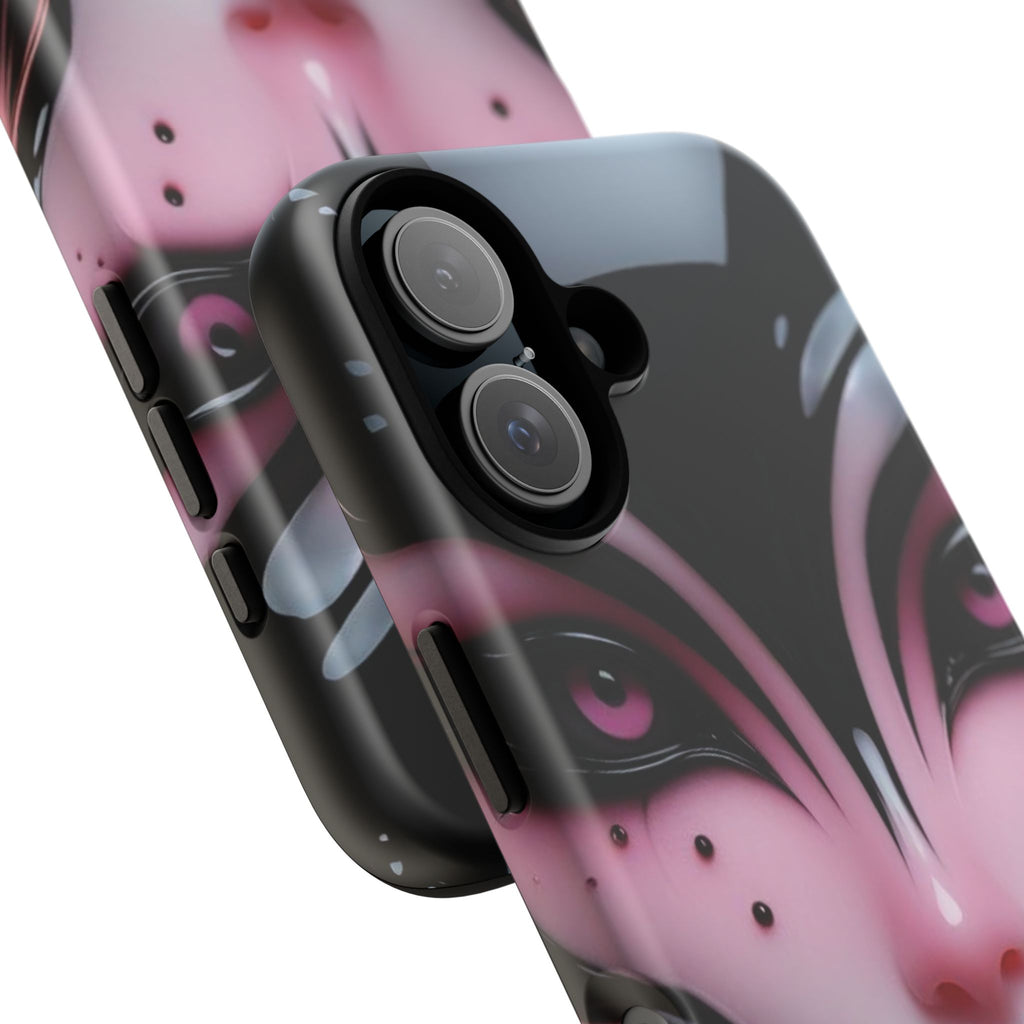 Pink Alien Tough Phone Case for iPhone, Galaxy, or Google Pixel