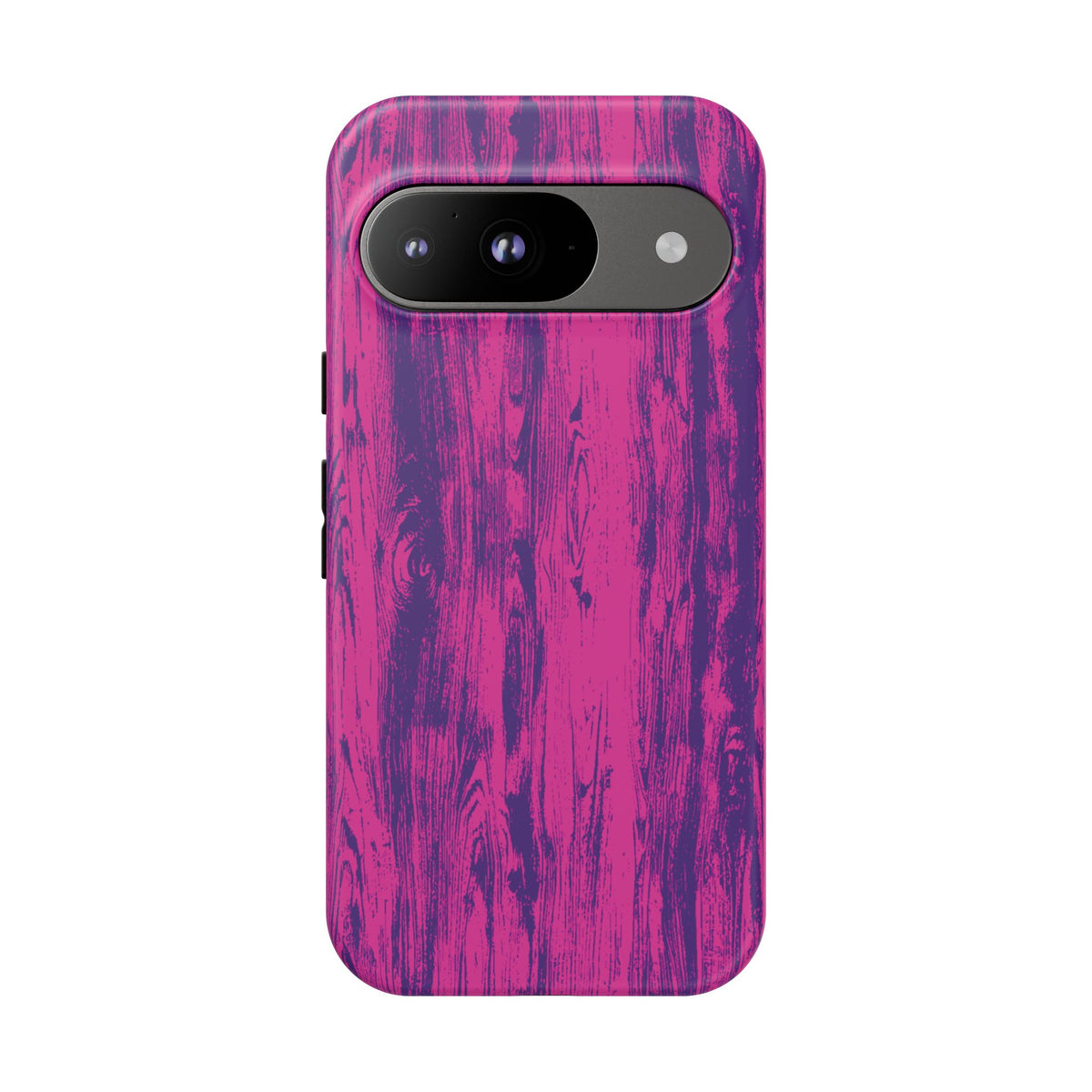 Pink Purple Wood Tough Phone Case iPhone, Galaxy, or Google Pixel