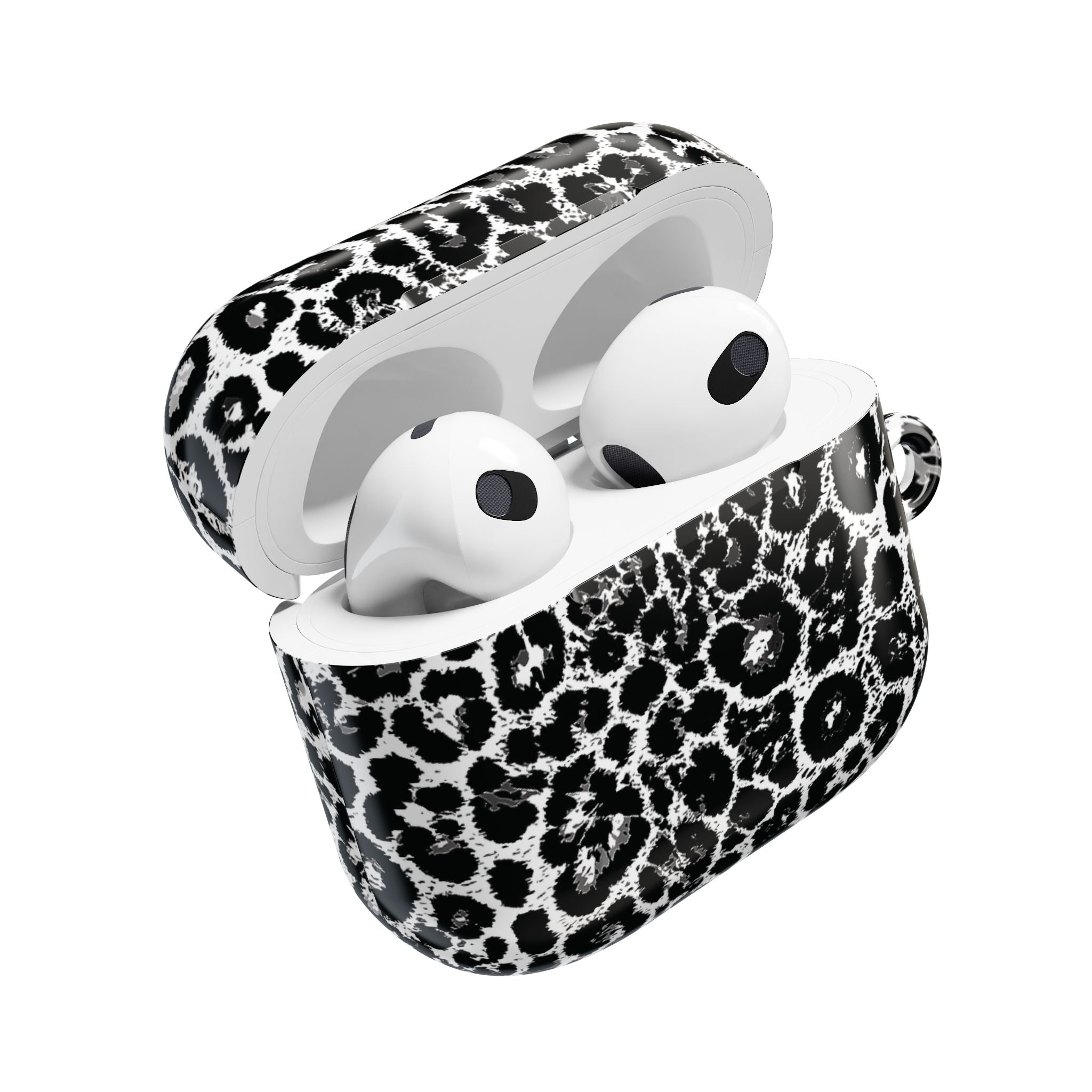Leopard Black and White AirPod Cases