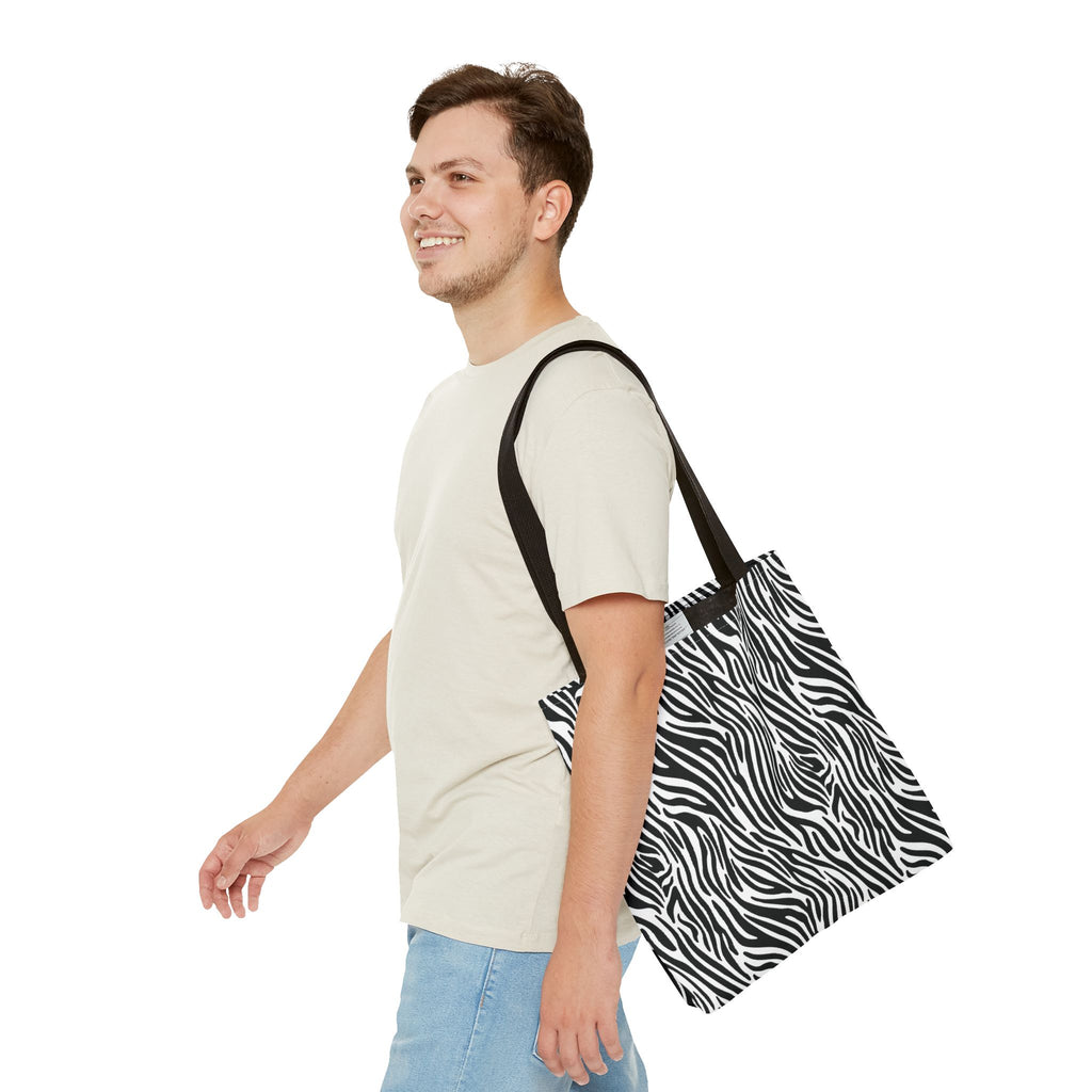 Zebra Print Tote Bags