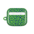 Blue and Green Leopard AirPod Cases