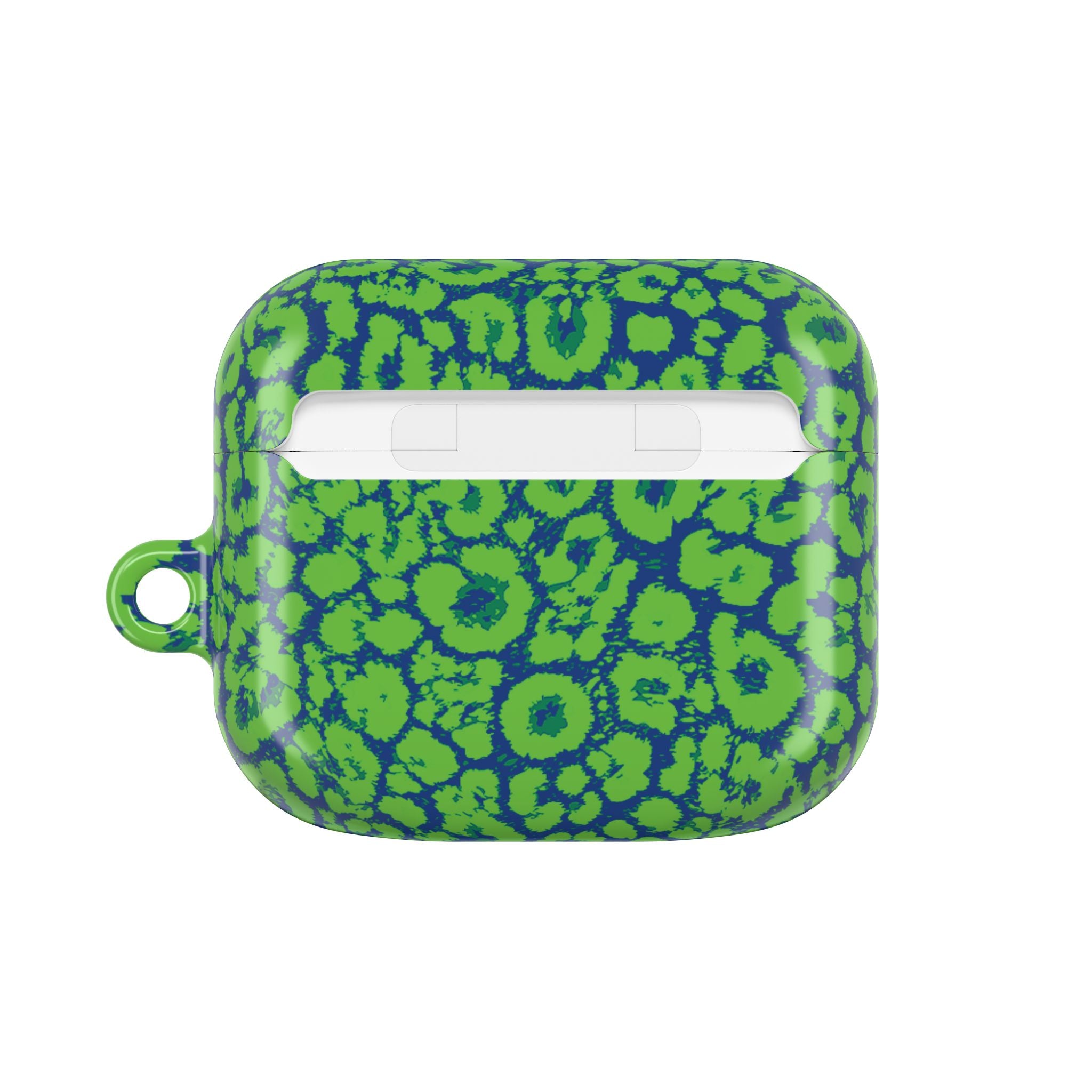 Blue and Green Leopard AirPod Cases