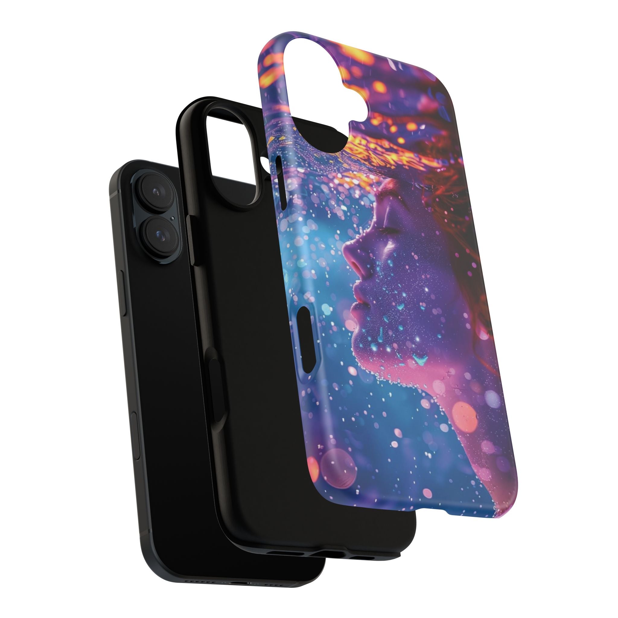 Meditating Underwater Tough Phone Case for iPhone, Galaxy, or Google Pixel