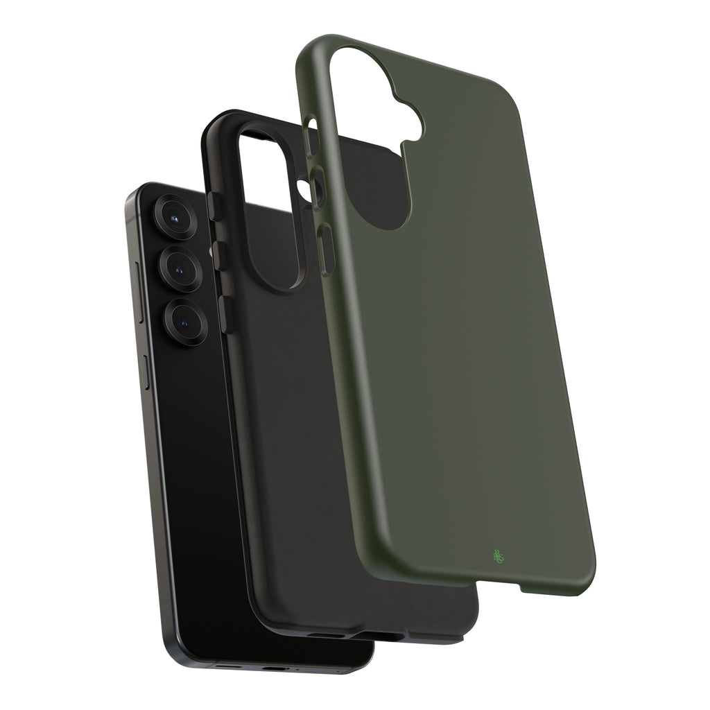 Olive Green Tough Phone Case for iPhone, Galaxy and Google Pixel