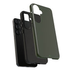 Olive Green Tough Phone Case for iPhone, Galaxy and Google Pixel