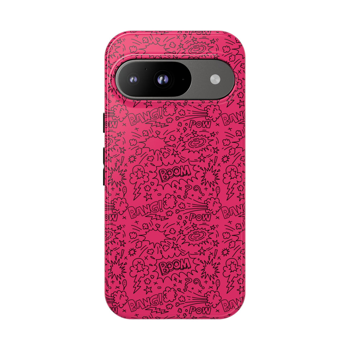 Pink Wow Tough Case for iPhone, Galaxy, or Google Pixel
