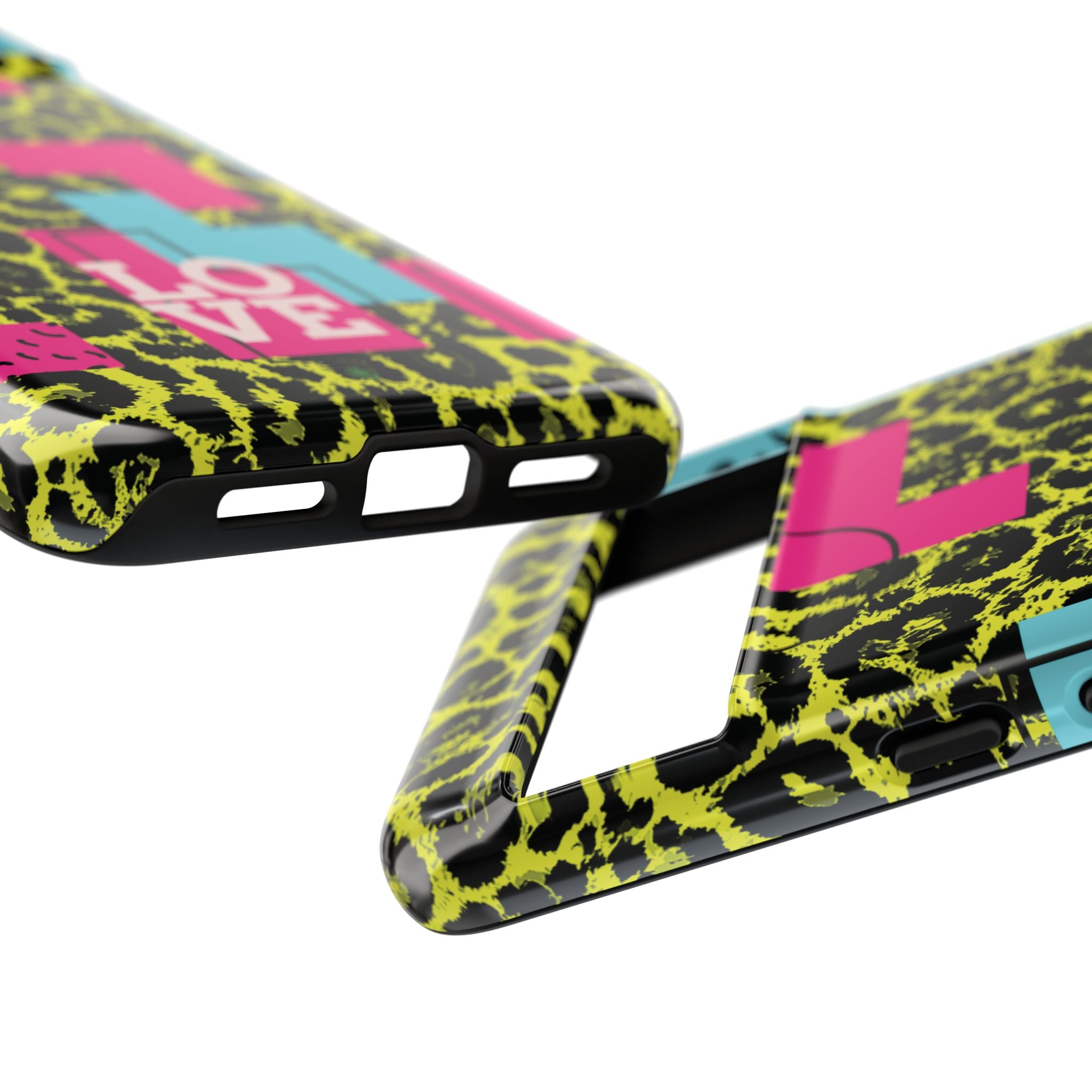 LOVE Neon Yellow RG Phone Case iPhone, Galaxy and Google Tough Cases