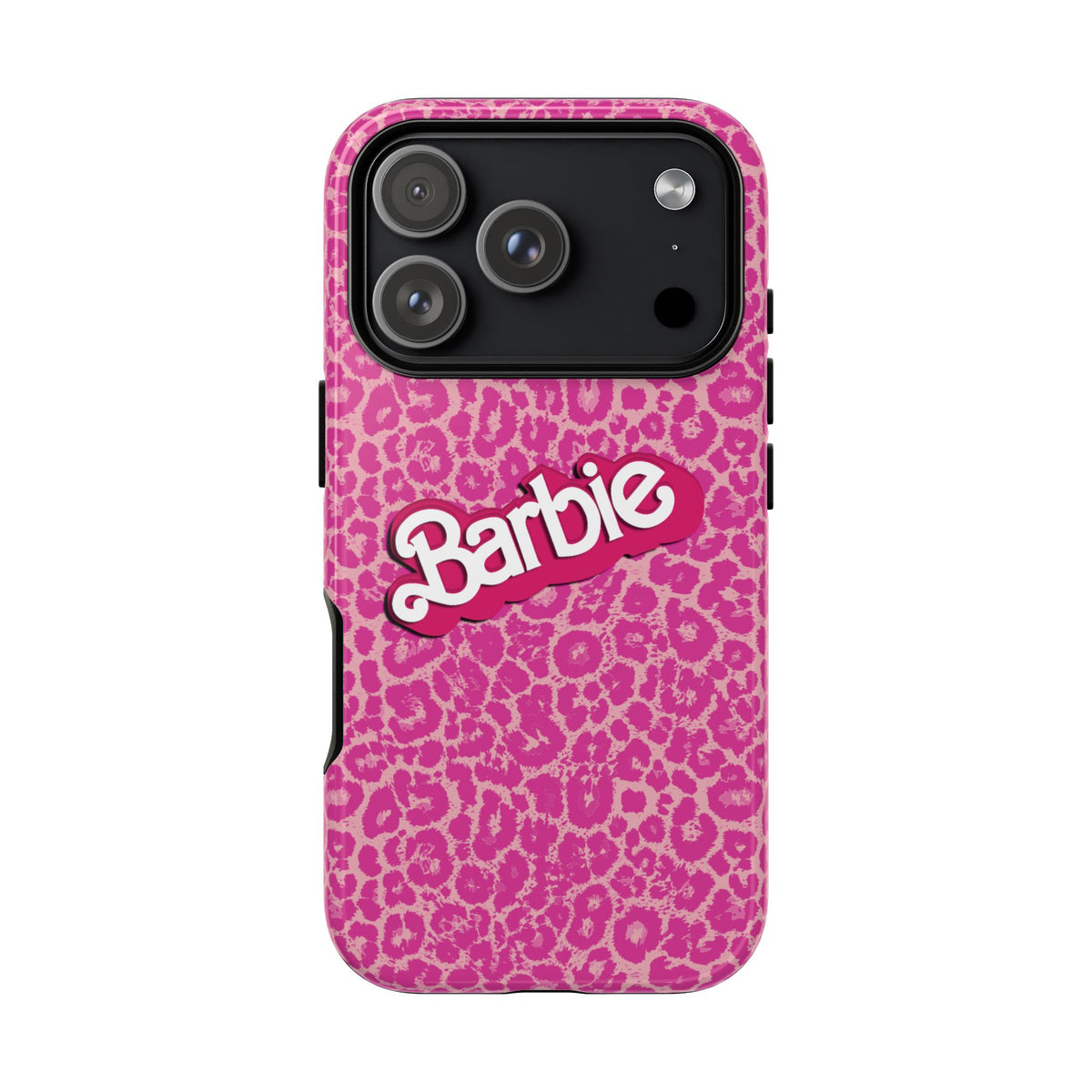 Hot Neon Pink Leopard Barb Tough Phone Case iPhone, Galaxy, or Google Pixel