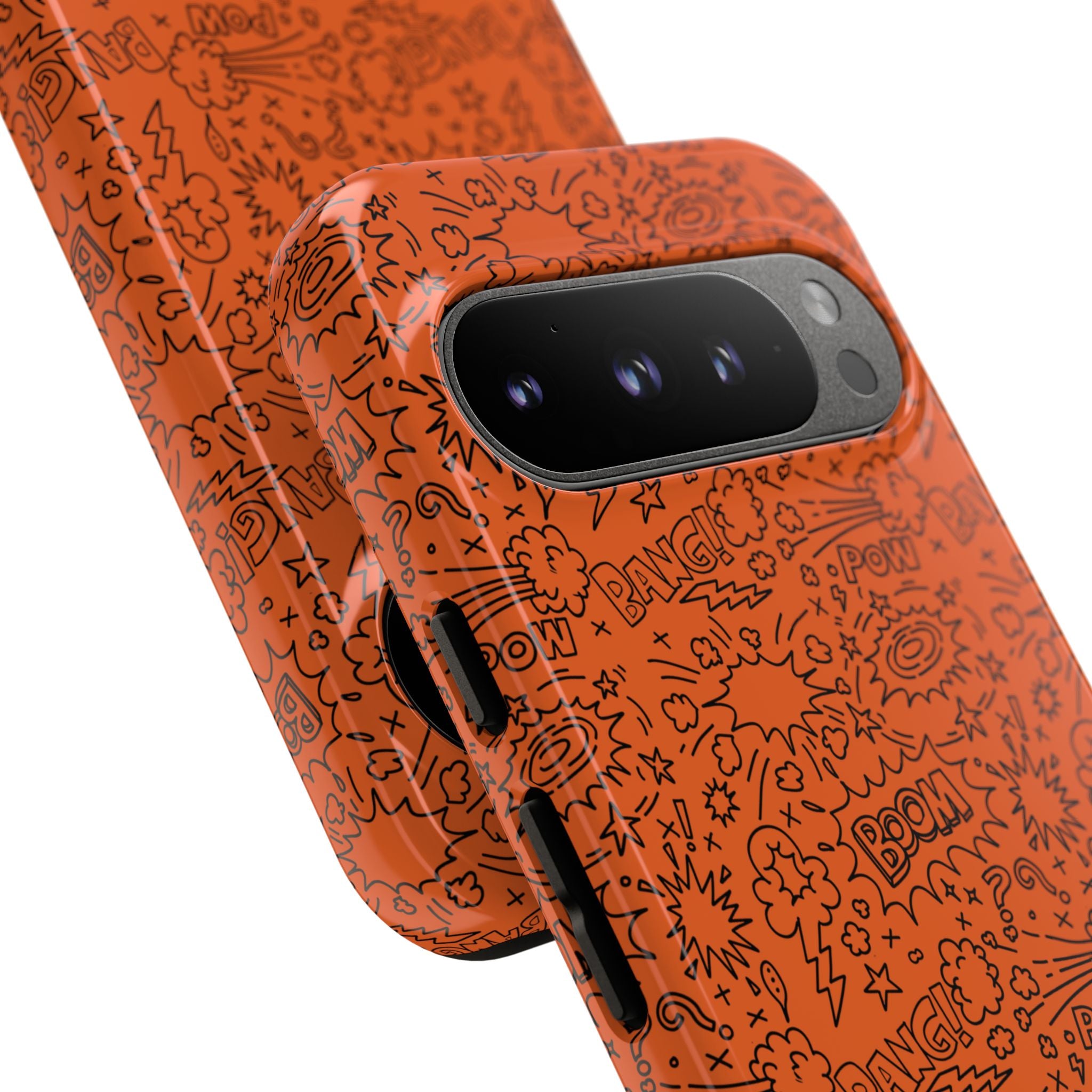 Wow Orange Tough Case for iPhone, Galaxy, or Google Pixel