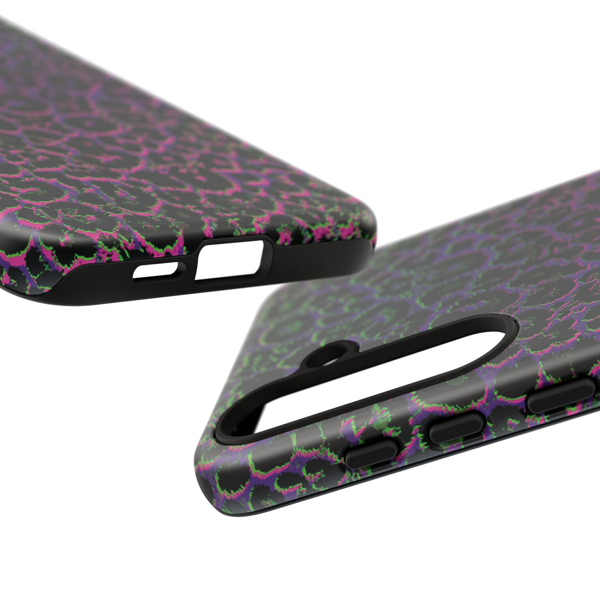 Colorful Leopard Tough Phone Case for iPhone, Galaxy, or Google Pixel