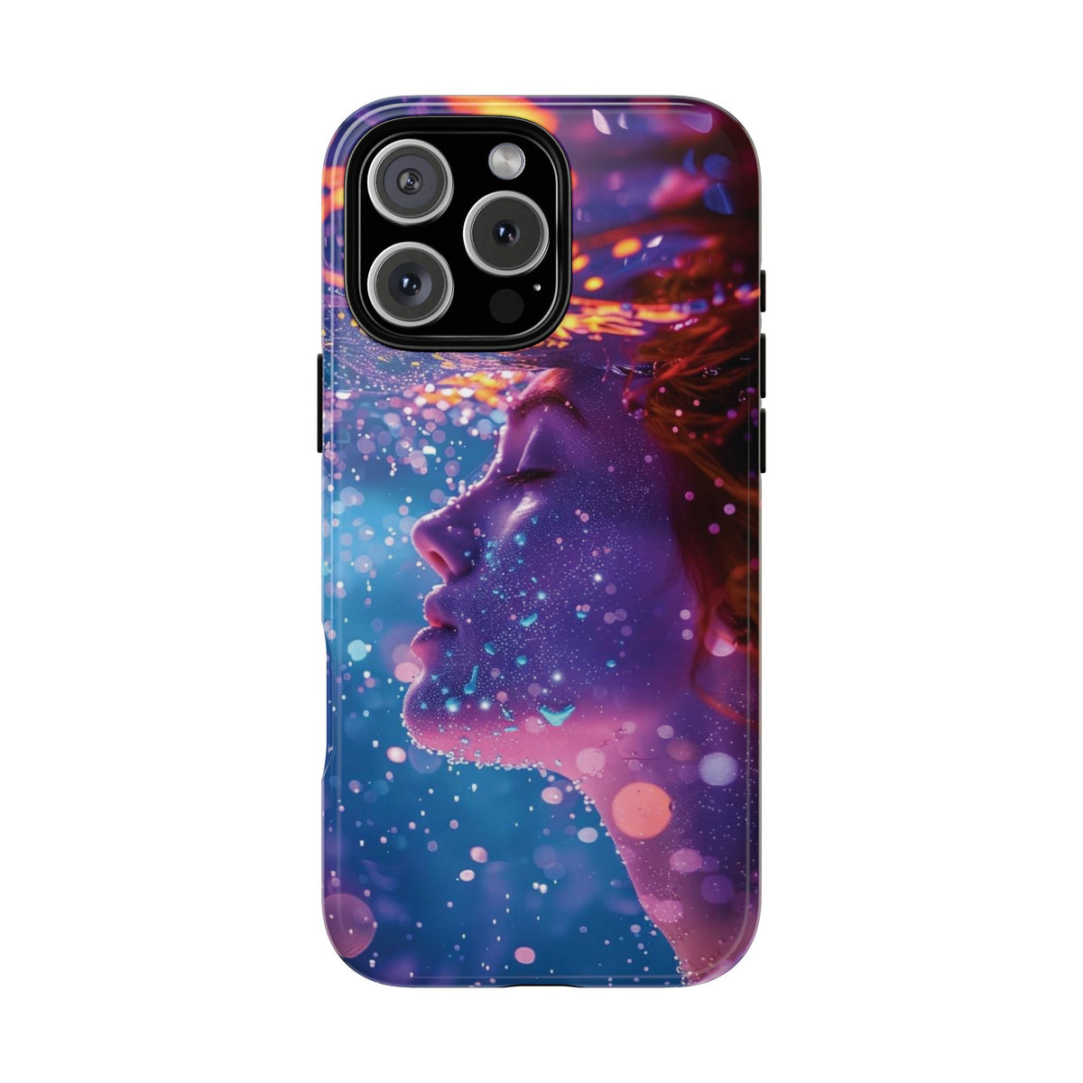 Meditating Underwater Tough Phone Case for iPhone, Galaxy, or Google Pixel