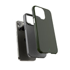 Olive Green Tough Phone Case for iPhone, Galaxy and Google Pixel