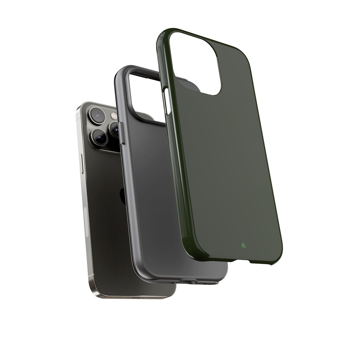 Olive Green Tough Phone Case for iPhone, Galaxy and Google Pixel