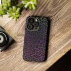 Colorful Leopard Tough Phone Case for iPhone, Galaxy, or Google Pixel