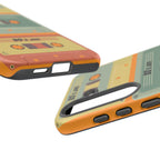 Retro 80's Jam RG Tough Phone Case for iPhone, Galaxy, or Google PIXEL